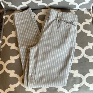 Maurices Women’s Gray Pinstripe Dress Pants